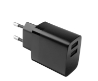 FIXED Ładowarka sieciowa 17W 2xUSB-A + kabel USB-C 1m czarny FIXC17N-2UC-BK - 1342400 - zdjęcie 4